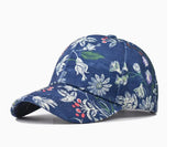 Flowers Denim Baseball Cap Hat