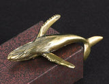 Humpback Whale Brass Figurine