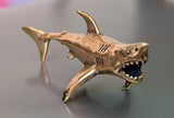 Shark Great White Brass Figurine