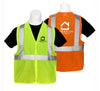 Safety Vest Mesh Fabric Reflective Custom Printed