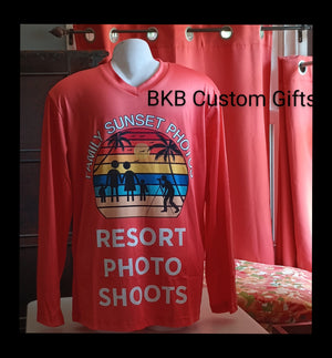 Family Sunset Photos Long Sleeve T-Shirt 50 UV  product example