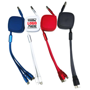 Stretchable Charge Cord Set  3-1 w Your Logo