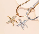 Starfish Necklace Stainless Steel