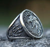 Wolf Viking Ring Stainless Steel