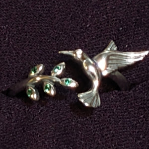 R Hummingbird 925 Silver Ring