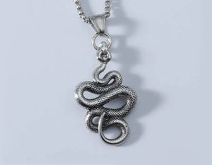 Snake Tight Twist Necklace SS