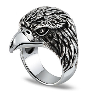 Raven Eagle Adjustable Ring alloy